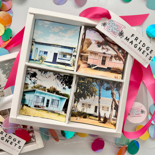 Fridge Magnet Gift Pack - Beach Shack