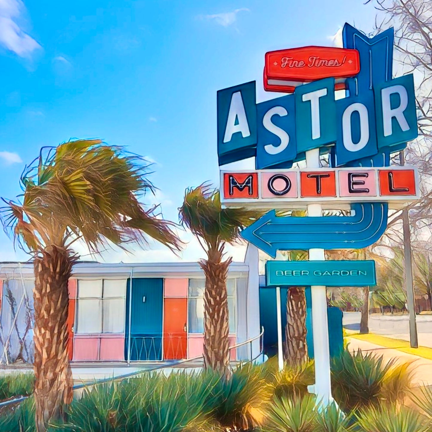 Fridge Magnet - The Astor Motel