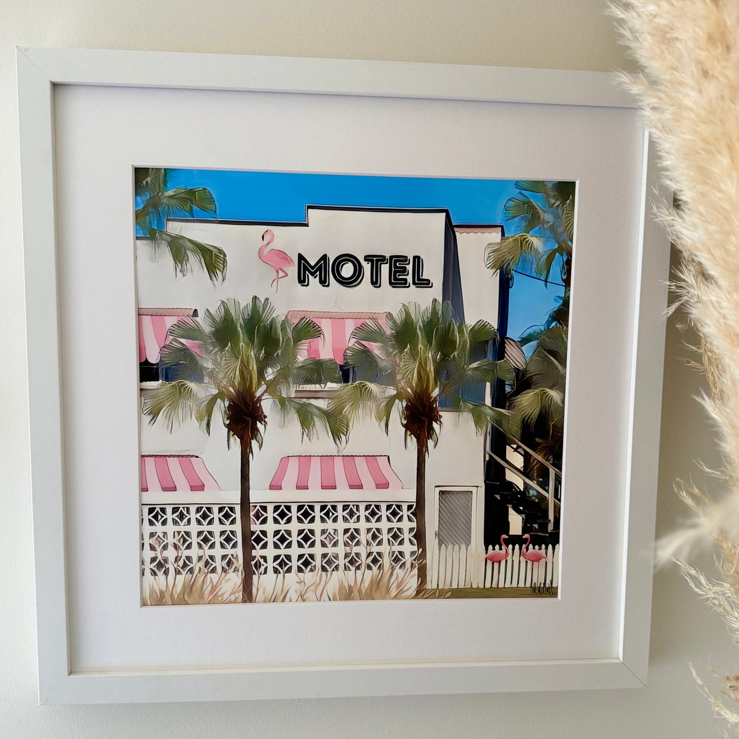 The Flamingo Motel - Print