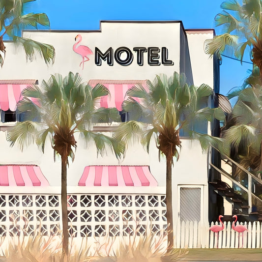 The Flamingo Motel - Print