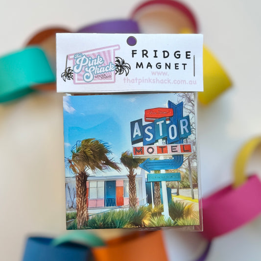 Fridge Magnet - The Astor Motel