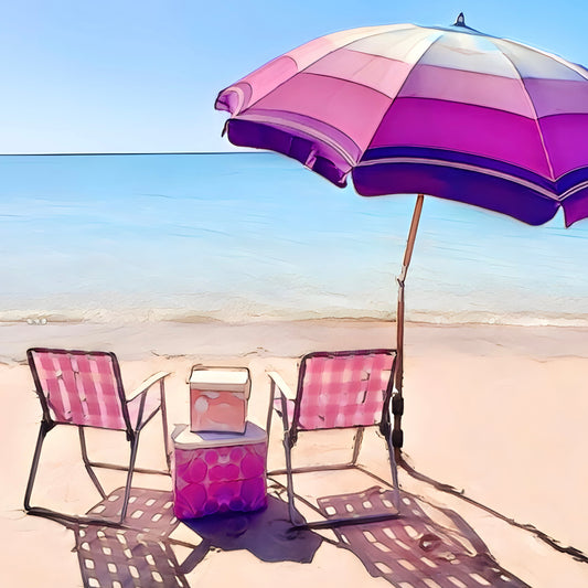 Pink Beach Days - Print