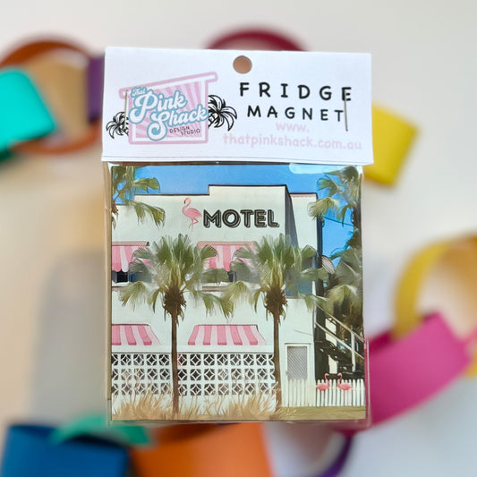 Fridge Magnet - The Flamingo Motel